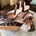 J. Crew Shoes | Gorgeous Animal Print Velvet Leather Heels Leopard Shoes Brown Purple Black | Color: Black/Purple | Size: 9