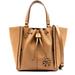 Tory Burch Bags | Authentic Tory Burch Mcgraw Leather Drawstring Large Satchel In Tiramisu | Color: Tan | Size: Os