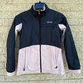 Columbia Jackets & Coats | Columbia Benton Springs Iii Overlay Fleece Jacket Girls Medium 10-12 W/ Pockets | Color: Black/Pink | Size: 10g