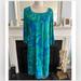 Lilly Pulitzer Dresses | Lilly Pulitzer Newport Square Neck Dress | Color: Blue/Green | Size: L