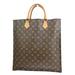 Louis Vuitton Bags | Louis Vuitton Logo Sac Plat Hand Tote Bag Monogram Leather Brown | Color: Brown | Size: W 14.2 X H 15 X D 3.5