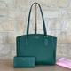 Kate Spade Bags | Kate Spade Monet Leather Large Satchel Handbag&Wallet Jade Green Nwt Authentic | Color: Green | Size: Os