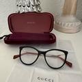 Gucci Accessories | Gucci Eyeglasses | Color: Black/Gold | Size: Os