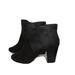 American Eagle Outfitters Shoes | American Eagle New Women's Booties Paloma Black Laser Cut Size 12 Block Heel | Color: Black | Size: 12