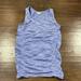 Athleta Tops | Athleta Breathe Spacedye Sleeveless Tank Top Size Medium Women | Color: Blue | Size: M