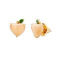 Kate Spade Jewelry | Kate Spade Fruit Salad Peach Stud Earrings | Color: Gold/Orange | Size: Os