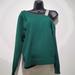 Jessica Simpson Sweaters | Jessica Simpson Green & Rhinestone Long Sleeve One Shoulder Sweater Nwt Size Sm. | Color: Green | Size: S
