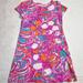 Lilly Pulitzer Dresses | Lilly Pulitzer Girl’s Shift Dress Primary Color, Pink Size L 8-10 | Color: Pink | Size: Lg