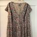 Anthropologie Tops | Anthropologie Vanessa Virginia Floral Boho Tunic Mini Dress Euc Size M | Color: Black/Red | Size: M