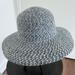 Anthropologie Accessories | Anthropologie Grey Woven Wide Brim Hat | Color: Gray | Size: Os