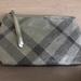 Burberry Bags | Burberry New Silver Plaid Wristlet With Sparkle Sheen | Color: Silver | Size: Os