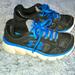Under Armour Shoes | Boys Kids Under Armour Lace Up Sneaker Shoe Size 11 | Color: Black/Blue | Size: 11b
