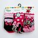 Disney Accessories | Disney Baby 6 Pairs Minnie Mouse Socks Size 6-12m | Color: Black/Pink | Size: 6-12m