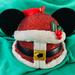 Disney Holiday | Disney Parks Mickey Mouse Santa Ear Hat Christmas Ornament Nwt | Color: Red | Size: Os