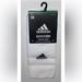 Adidas Underwear & Socks | Adidas Otc Metro Soccer Socks 1pair Men 5-8.5 Wmn 5-9.5 Yth4y-6 White Black Logo | Color: Black/White | Size: Shoe Size Men 5-8.5 Women 5-9.5 Youth 4y-6