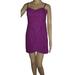 American Eagle Outfitters Dresses | American Eagle Dress Sz 2 Purple Lace Strappy Sleeveless Wrap Short Mini Y2k | Color: Purple | Size: 2