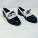 Anthropologie Shoes | Anthropologie Elorie Loafers Size 40 | Color: Black/White | Size: 9