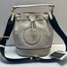Coach Bags | Authentic Coach Pebbled Leather Hand Crossbody Bucket Bag | Color: Cream | Size: Os