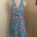 Lilly Pulitzer Dresses | Euc Lilly Pulitzer Wrap Dress- L | Color: Blue/Pink | Size: L