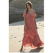 Free People Dresses | Free People Moonlight Ocean Maxi Dress Xs Free-Est Nwt | Color: Pink | Size: Xs