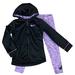 Nike Matching Sets | Nike Full-Zip Jacket And Leggings Set Kids 2-Piece Dri-Fit Set - Size 6x | Color: Black/Purple | Size: 6xg