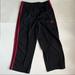 Adidas Bottoms | Adidas Boys Red Striped Sweatpants - Size 5 (Used) | Color: Black/Red | Size: 5b