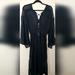 Anthropologie Swim | Anthropologie Black Knit Kaftan Dress Beach Cover Up Xs | Color: Black | Size: Xs