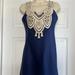 Lilly Pulitzer Dresses | Lilly Pulitzer Navy Largo Shift Dress Nwt Size 0 | Color: Blue/Gold | Size: 0