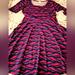 Lularoe Dresses | Beautiful Lularoe Dress | Color: Purple/Red | Size: Xl