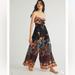 Free People Pants & Jumpsuits | Free People Bali Birds Of Paradise Cutouts Jumpsuit | Color: Black | Size: Xs