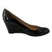 J. Crew Shoes | J Crew Martina Patent Leather Wedges | Color: Black | Size: 8.5