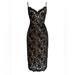 J. Crew Dresses | Bnwt J. Crew Guipure Black Lace Spaghetti Strap Dress Size 0 | Color: Black/Cream | Size: 0