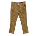 Anthropologie Pants & Jumpsuits | Anthropologie Pants Essential Slim Trousers In Brown Polka Dot | Color: Brown/White | Size: 10