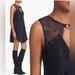 Free People Dresses | Don’t You Dare Lace Shift Dress | Color: Black/Blue | Size: S