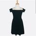 Free People Dresses | Free People "Little Black Square Neck Dress" Xs | Color: Black | Size: Xs