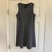 J. Crew Dresses | J. Crew Striped A-Line Ponte Dress Size 8 | Color: Black/White | Size: 8