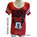 Disney Tops | Minnie Mouse Sz L Red Casual T-Shirt By Disney | Color: Red/White | Size: L