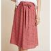 Anthropologie Skirts | Anthropologie Porridge Pink Floral Midi Skirt Nwt | Color: Pink | Size: M