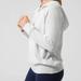 Athleta Tops | Athleta Evergreen Hoodie Sweater Szm Light Gray Pockets Knit | Color: Gray | Size: M