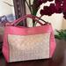 Coach Bags | Coach Signature New York Lexi Shoulder Handbag In Peony Pink | Color: Tan | Size: Os