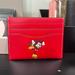 Coach Bags | Disney X Coach Slim Id Card Case With Winter Motif | Color: Red | Size: Os