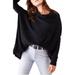 Free People Tops | Free People Nwt Juicy Long Sleeve Tunic/Thermal Size Xs In Black | Color: Black | Size: Xs