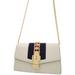 Gucci Bags | Gucci Sylvie Mini Chain Shoulder Bag Leather White | Color: White | Size: Os