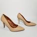 Coach Shoes | Coach Beechwood Leather Pointed Toe Waverly Pumps | Color: Cream | Size: 8.5