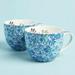 Lilly Pulitzer Kitchen | Lilly Pulitzer 12 Oz Ceramic Coffee Mugs. X4 | Color: Blue/Green | Size: Os