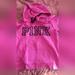 Pink Victoria's Secret Tops | Bnw/Ot Vs Pink Perfect Zip Logo Hoodie, In Hot Pink Size L | Color: Black/Pink | Size: L