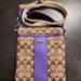 Coach Bags | Coach Purple Legacy Signature Swingpack | Color: Purple/Tan | Size: Os