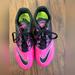 Nike Shoes | Hot Pink Nike Sprinting Spikes | Color: Black/Pink | Size: 7.5