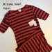 Lularoe Dresses | Medium Lularoe Julia Sheath Dress, Red And Black Stripes, Rayon | Color: Black/Red | Size: M