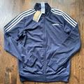 Adidas Jackets & Coats | Adidas Men’s Navy Blue And White Track Jacket | Color: Blue/White | Size: M